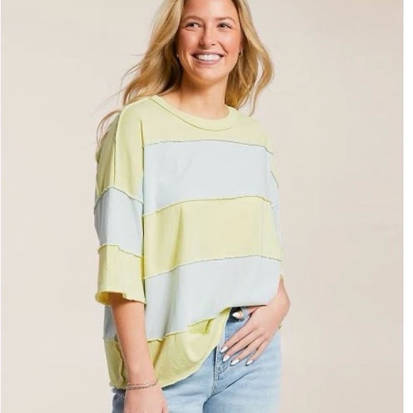 We The Free Tops - We The Free Oversized Maddie Crop T shirt